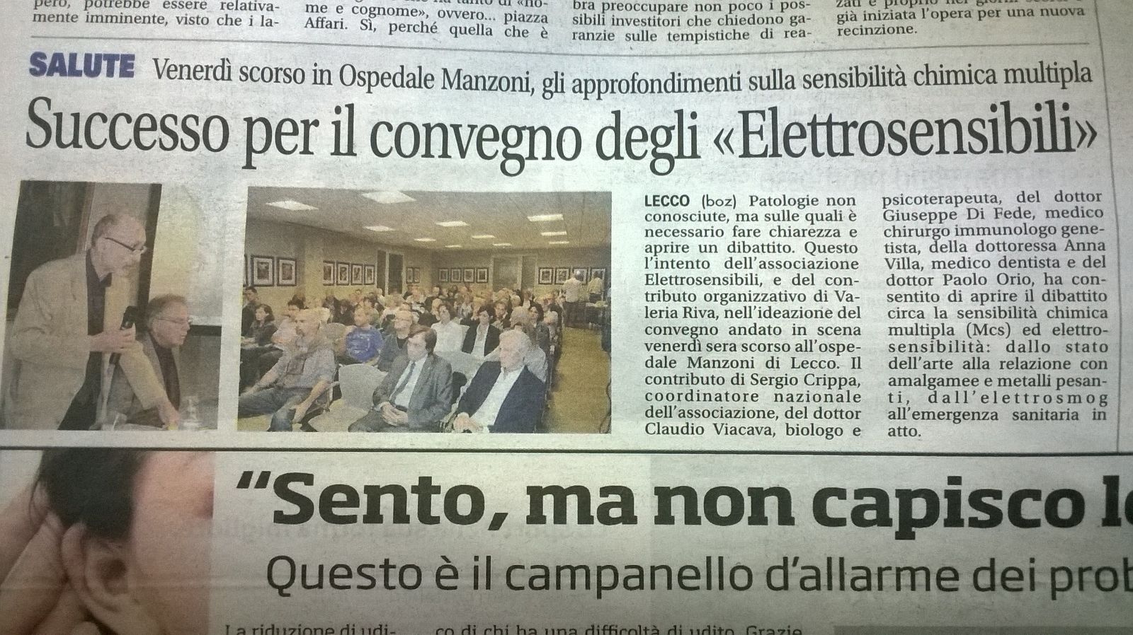 Da "Il Giornale di Lecco" del 21 settembre 2015.