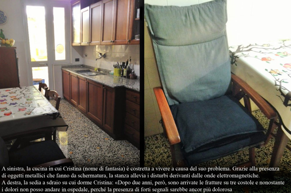 Cucina e sedia di Cristina